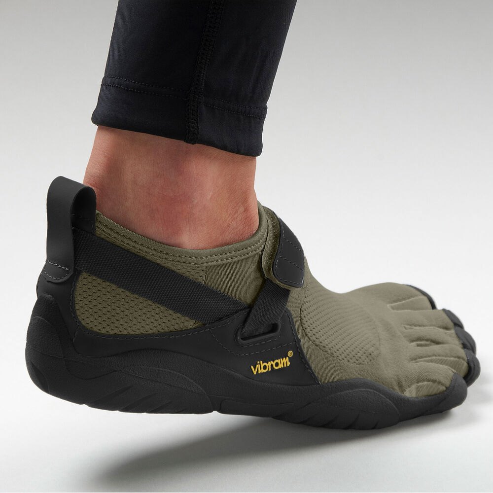 Vibram Five Fingers Mens Training Shoes - Olive/Black - KSO - 90531-JLVR